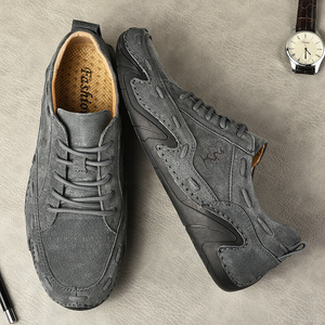 draussenfeet handgefertigte lederschuhe 31220 grau