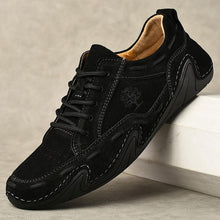 Lade das Bild in den Galerie-Viewer, draussenfeet handgefertigte lederschuhe 31220 schwarz
