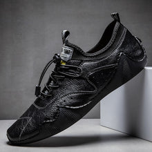 Lade das Bild in den Galerie-Viewer, draussenfeet handgefertigte lederschuhe 31223 schwarz
