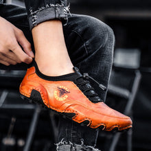 Lade das Bild in den Galerie-Viewer, draussenfeet handgefertigte lederschuhe 31245 braun
