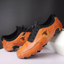 Lade das Bild in den Galerie-Viewer, draussenfeet handgefertigte lederschuhe 31245 braun
