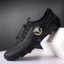 Lade das Bild in den Galerie-Viewer, draussenfeet handgefertigte lederschuhe 31245 schwarz

