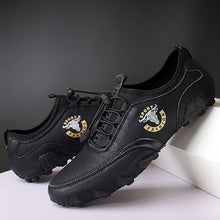 Lade das Bild in den Galerie-Viewer, draussenfeet handgefertigte lederschuhe 31245 schwarz
