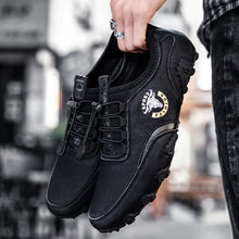Lade das Bild in den Galerie-Viewer, draussenfeet handgefertigte lederschuhe 31245 schwarz
