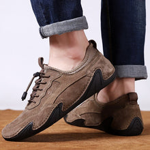 Lade das Bild in den Galerie-Viewer, draussenfeet handgefertigte lederschuhe 31252 braun

