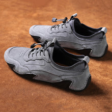 Lade das Bild in den Galerie-Viewer, draussenfeet handgefertigte lederschuhe 31252 grau
