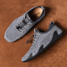 Lade das Bild in den Galerie-Viewer, draussenfeet handgefertigte lederschuhe 31252 grau
