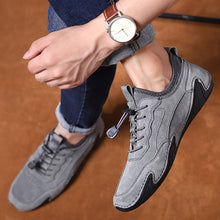Lade das Bild in den Galerie-Viewer, draussenfeet handgefertigte lederschuhe 31252 grau
