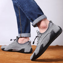 Lade das Bild in den Galerie-Viewer, draussenfeet handgefertigte lederschuhe 31252 grau
