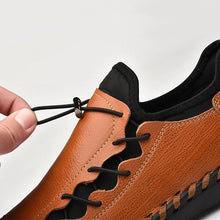 Lade das Bild in den Galerie-Viewer, draussenfeet handgefertigte lederschuhe 31257 braun
