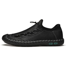 Lade das Bild in den Galerie-Viewer, draussenfeet handgefertigte lederschuhe 31257 schwarz
