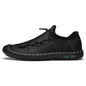 draussenfeet handgefertigte lederschuhe 31257 schwarz