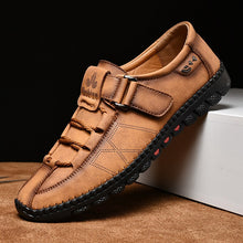 Lade das Bild in den Galerie-Viewer, draussenfeet handgefertigte lederschuhe 31258 braun

