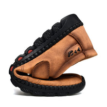 Lade das Bild in den Galerie-Viewer, draussenfeet handgefertigte lederschuhe 31258 braun
