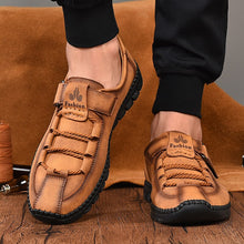 Lade das Bild in den Galerie-Viewer, draussenfeet handgefertigte lederschuhe 31258 braun
