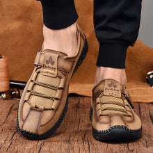 Lade das Bild in den Galerie-Viewer, draussenfeet handgefertigte lederschuhe 31258 khaki

