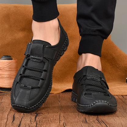 draussenfeet handgefertigte lederschuhe 31258 schwarz