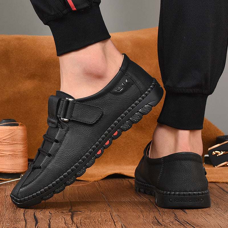 draussenfeet handgefertigte lederschuhe 31258 schwarz
