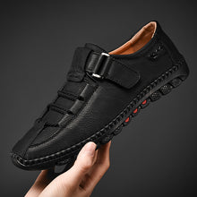 Lade das Bild in den Galerie-Viewer, draussenfeet handgefertigte lederschuhe 31258 schwarz
