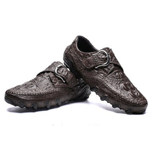 Lade das Bild in den Galerie-Viewer, draussenfeet handgefertigte lederschuhe 31283 braun
