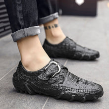 Lade das Bild in den Galerie-Viewer, draussenfeet handgefertigte lederschuhe 31283 schwarz

