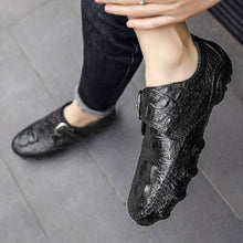 Lade das Bild in den Galerie-Viewer, draussenfeet handgefertigte lederschuhe 31283 schwarz
