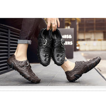 Lade das Bild in den Galerie-Viewer, draussenfeet handgefertigte lederschuhe 31283 schwarz
