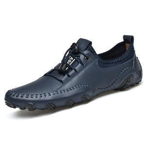 draussenfeet handgefertigte lederschuhe 31296 blau