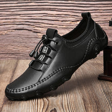 Lade das Bild in den Galerie-Viewer, draussenfeet handgefertigte lederschuhe 31296 schwarz
