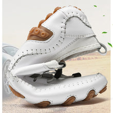 Lade das Bild in den Galerie-Viewer, draussenfeet handgefertigte lederschuhe 31296 weiss
