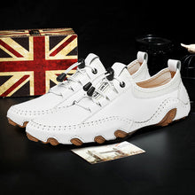 Lade das Bild in den Galerie-Viewer, draussenfeet handgefertigte lederschuhe 31296 weiss

