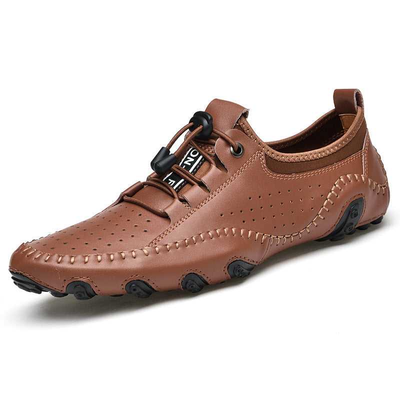 draussenfeet handgefertigte lederschuhe 31297 braun
