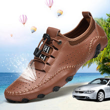 Lade das Bild in den Galerie-Viewer, draussenfeet handgefertigte lederschuhe 31297 braun
