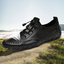 Lade das Bild in den Galerie-Viewer, draussenfeet handgefertigte lederschuhe 31297 schwarz
