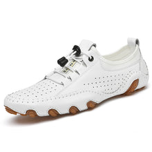 Lade das Bild in den Galerie-Viewer, draussenfeet handgefertigte lederschuhe 31297 weiss
