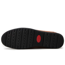 Lade das Bild in den Galerie-Viewer, draussenfeet handgefertigte lederschuhe 31301 rotbraun
