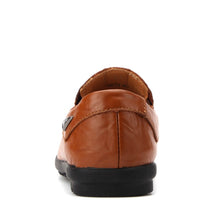 Lade das Bild in den Galerie-Viewer, draussenfeet handgefertigte lederschuhe 31301 rotbraun
