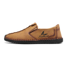 Lade das Bild in den Galerie-Viewer, draussenfeet handgefertigte lederschuhe 31320 gelb

