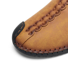 Lade das Bild in den Galerie-Viewer, draussenfeet handgefertigte lederschuhe 31320 gelb
