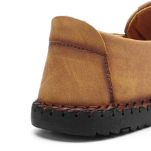 Lade das Bild in den Galerie-Viewer, draussenfeet handgefertigte lederschuhe 31320 gelb
