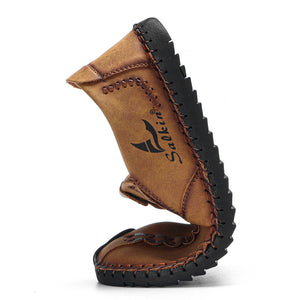 draussenfeet handgefertigte lederschuhe 31320 gelb