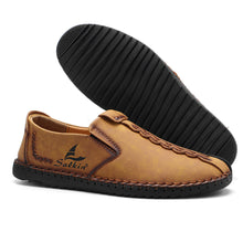 Lade das Bild in den Galerie-Viewer, draussenfeet handgefertigte lederschuhe 31320 gelb
