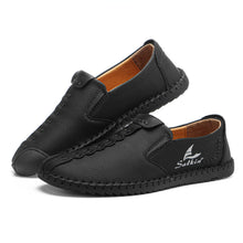 Lade das Bild in den Galerie-Viewer, draussenfeet handgefertigte lederschuhe 31320 schwarz
