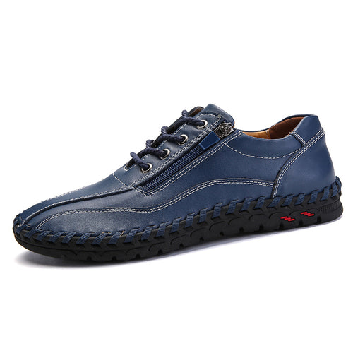 draussenfeet handgefertigte lederschuhe 31321 blau