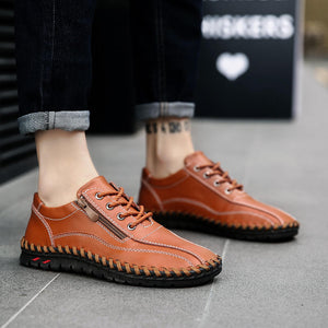 draussenfeet handgefertigte lederschuhe 31321 gelbbraun