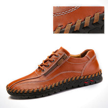 Lade das Bild in den Galerie-Viewer, draussenfeet handgefertigte lederschuhe 31321 gelbbraun
