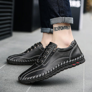 draussenfeet handgefertigte lederschuhe 31321 schwarz