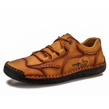 Lade das Bild in den Galerie-Viewer, draussenfeet handgefertigte lederschuhe 31323 gelbbraun
