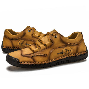 draussenfeet handgefertigte lederschuhe 31323 gelbbraun