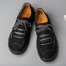 Lade das Bild in den Galerie-Viewer, draussenfeet handgefertigte lederschuhe 31323 schwarz
